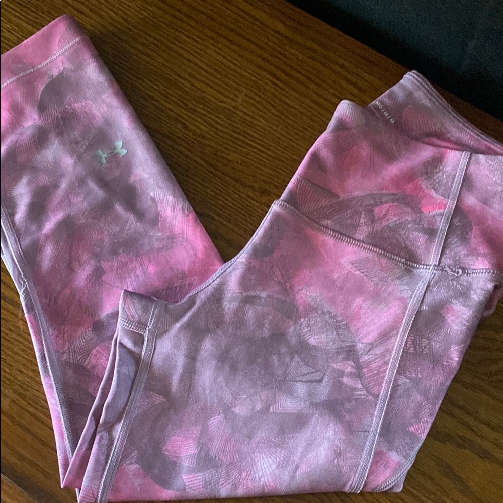 Under Armour Vibrant Pink and Purple Leggings